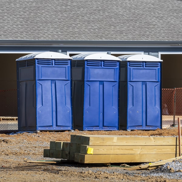 is there a specific order in which to place multiple porta potties in Swengel Pennsylvania